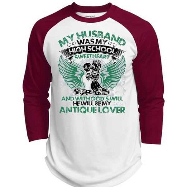 My Husband Was My High School T Shirt, I Love My Wife T Shirt, Awesome T-Shirts  (Polyester Game Baseball Jersey)