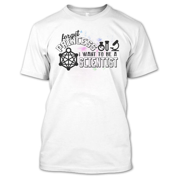 A black t-shirt with the shopify logo