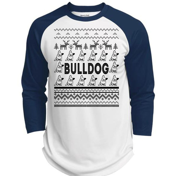 I Love Bulldog T Shirt, Merry Christmas T Shirt, Awesome T-Shirts  (Polyester Game Baseball Jersey)