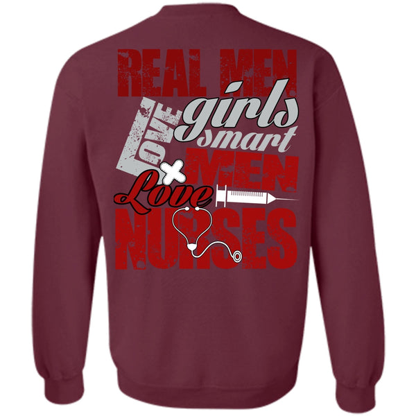 Smart Men Love Nurses T Shirt, I Love Nursing Sweatshirt