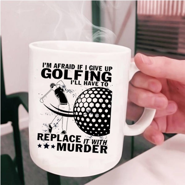 Cool Gift For Golfer Coffee Mug, I Love Golfing Cup