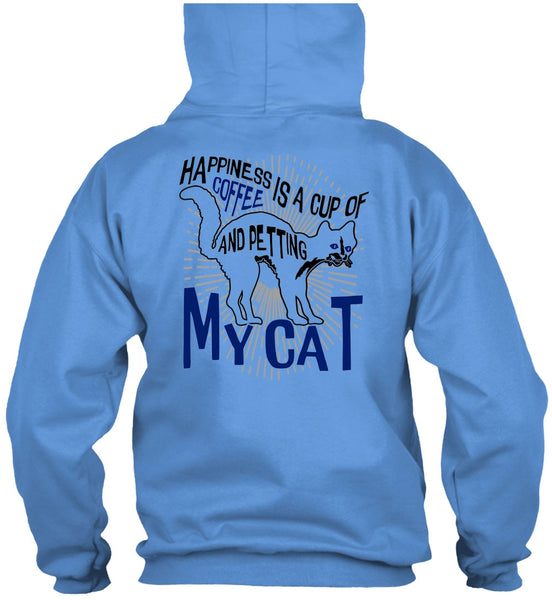 Happiness Is A Cup Of Coffee T Shirt, I Love Cat T Shirt