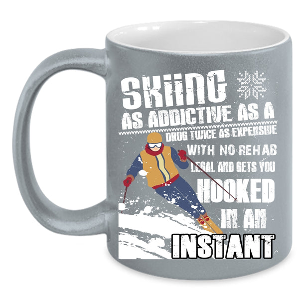 Awesome Skiing Coffee Mug, Best Gift For My Son Coffee Cup