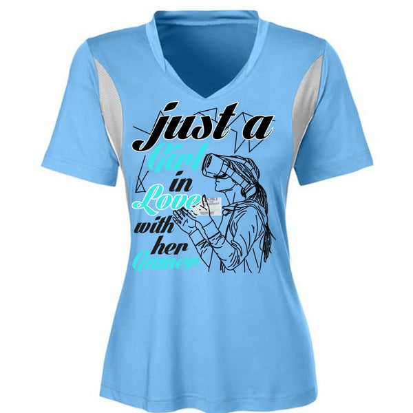 Just A Girl In Love With Her Gamer T Shirt, I Love Gaming T Shirt, Awesome T-Shirts