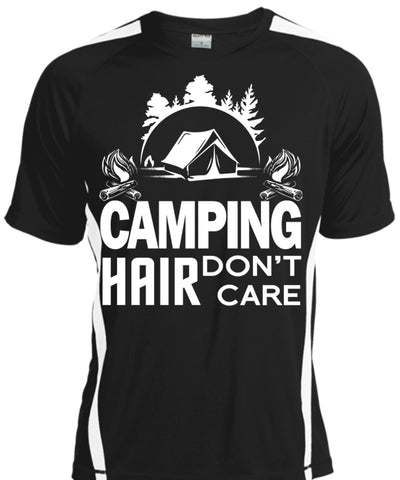 A black t-shirt with the shopify logo