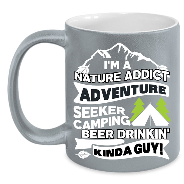 I'm A Kinda Guy Coffee Mug, I Love Camping Coffee Cup