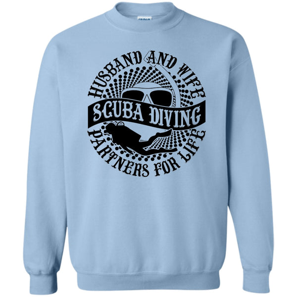 Coolest Scuba Diver T Shirt, Husband And Wife Sweatshirt