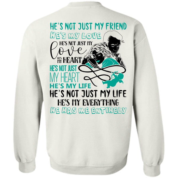 A black t-shirt with the shopify logo