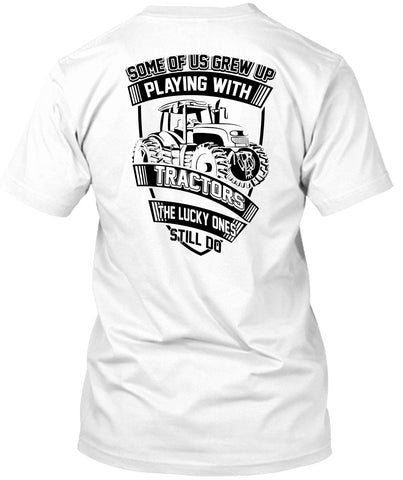 A black t-shirt with the shopify logo