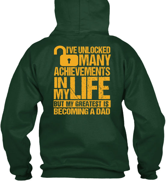 I've Unlocked Many Achievements T Shirt, Becoming A Dad T Shirt