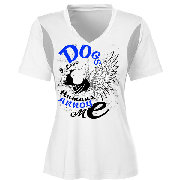 Dog I Love Humans Annoy Me T Shirt, I Love My Dog T Shirt, Awesome T-Shirts