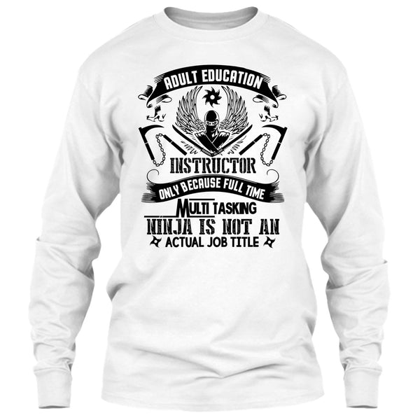 Adult Education Instructor T Shirt, Coolest Adult Education Instructor T Shirt