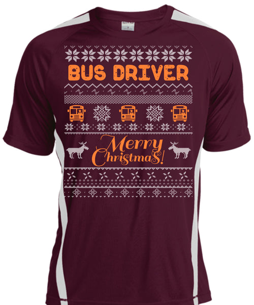 Bus Driver Merry Christmas T Shirt, Being A Driver T Shirt, Cool Shirt