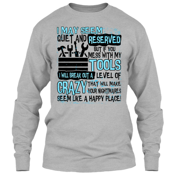 If You Mess With My Tools T Shirt, Coolest Mechanic T Shirt