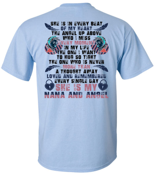 She Is My Nana And Angel T Shirt, I Love Nana T Shirt