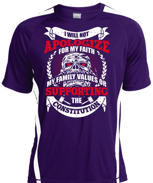 I Will Not Apologize For My Faith T Shirt, I Love My Life T Shirt, Cool Shirt