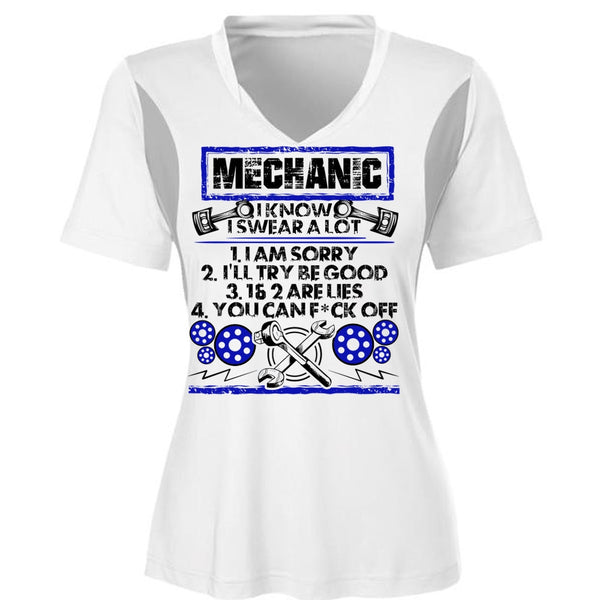 I Know I Swear A Lot T Shirt, I Love Mechanic T Shirt, Awesome T-Shirts