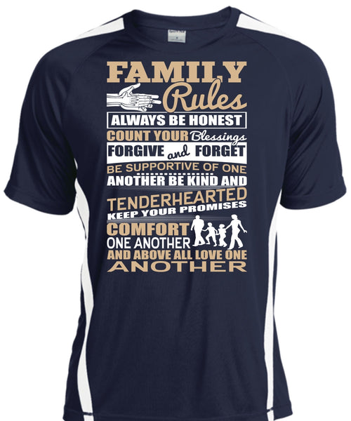 Family Rules T Shirt, Forgive And Forget T Shirt, Cool Shirt