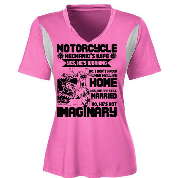 Motorcycle Mechanic's Wife T Shirt, I Love Mechanic T Shirt, Awesome T-Shirts