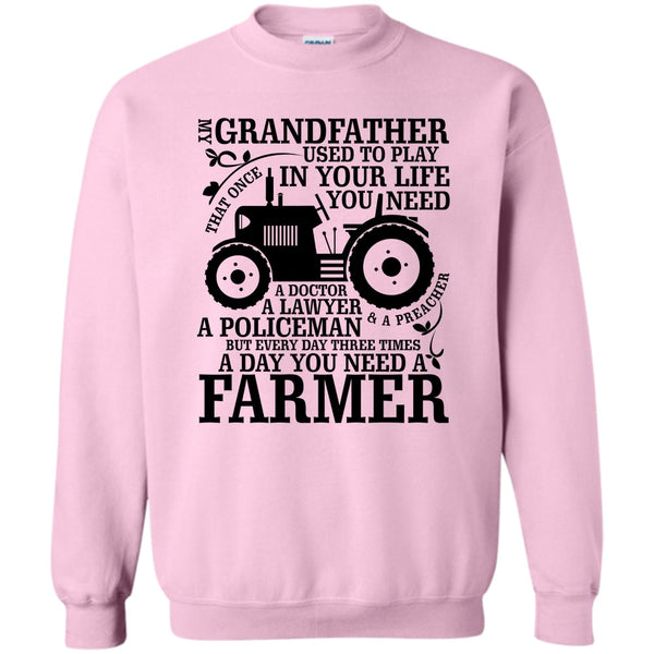 Farming Grandfather T Shirt, My Grandfather Sweatshirt