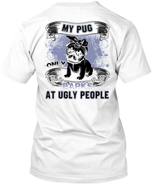 A black t-shirt with the shopify logo