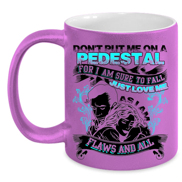 Cool Just Married Coffee Mug, I Am Sure To Fall Just Love Me Accent Mug