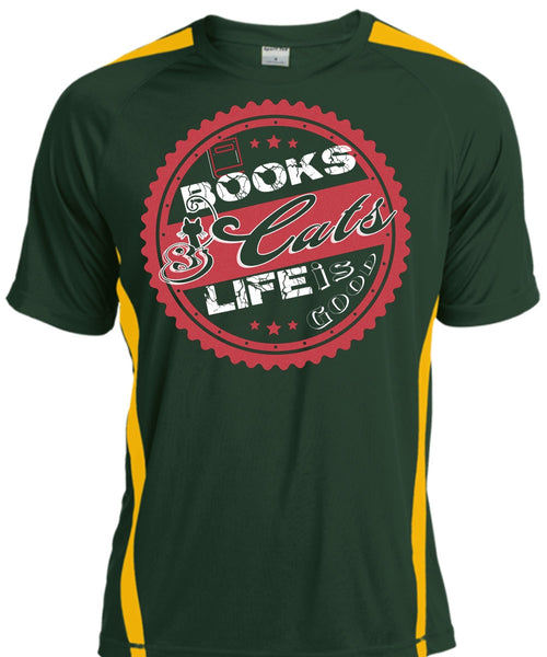 Book Cats Life Is Good T Shirt, My Life T Shirt, I Love Cats T Shirt
