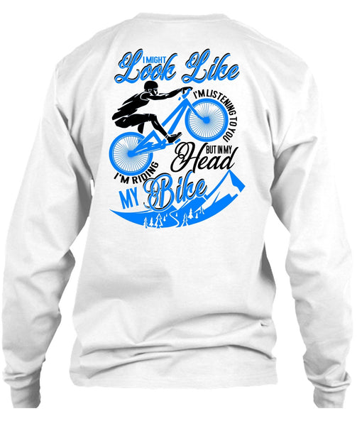 I'm Riding My Bike T Shirt, I Love Biker T Shirt