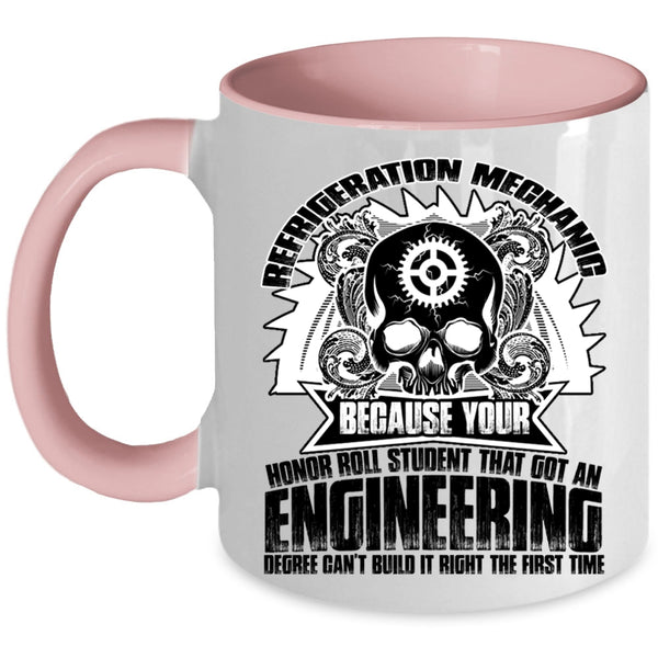 Cool Gift For Mechanics Coffee Mug, Refrigeration Mechanic Accent Mug