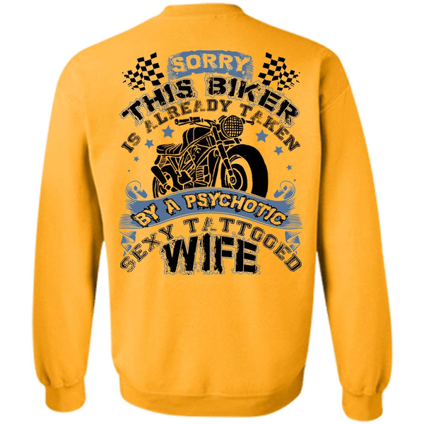 I Love Biker T Shirt, Tattooed Wife Sweatshirt