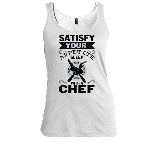 Satisfy Your Appetite Sleep With A Chef T Shirt, Cool Chef Wife T Shirt, Awesome t-shirts