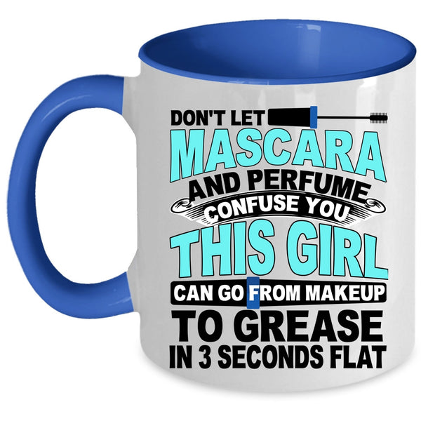 Funny Gift For Wife Coffee Mug, Mascara And Perfume  Accent Mug