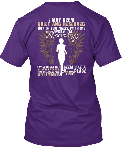 I'm Running T Shirt, Happy Place T Shirt