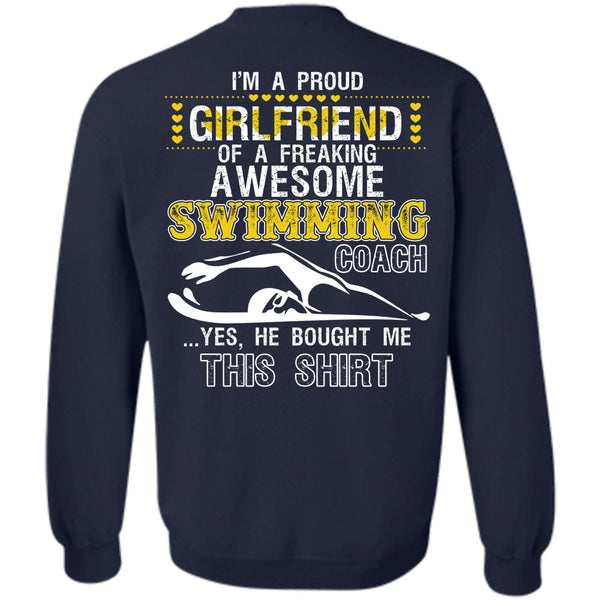 Awesome Swimming Coach T Shirt, I Love Swimming Sweatshirt