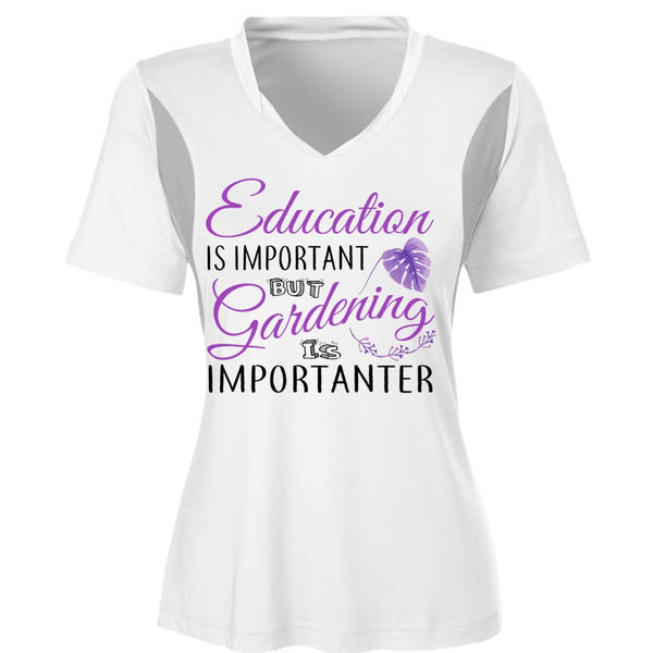 Education Is Important But Gardening Is Importanter T Shirt, Teacher T Shirt