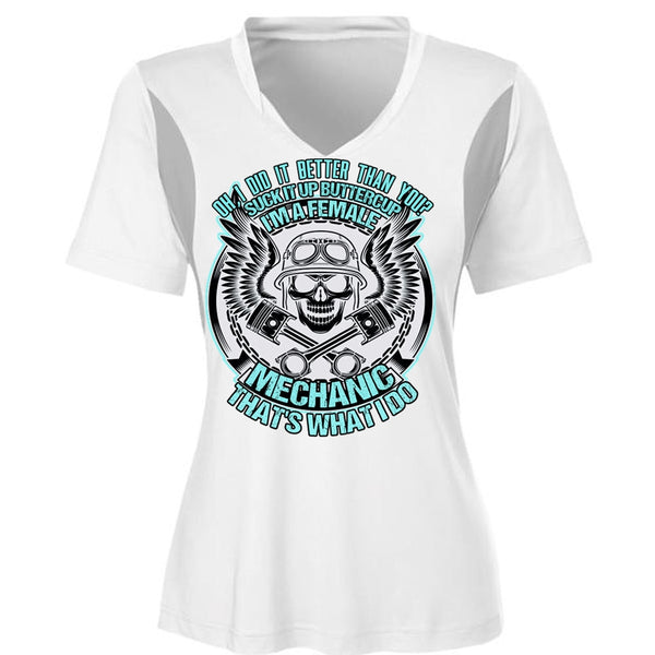 I'm A Female Mechanic T Shirt, Being A Mechanic T Shirt, Awesome T-Shirts