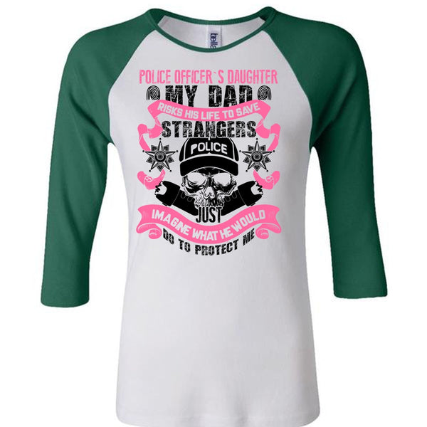Police Officer's Daughter T Shirt, I Love Police T Shirt, Awesome T-Shirts