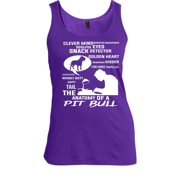 Happy Tail The Anatomy Of A Pit Bull Shirt, Cool Dog Shirt