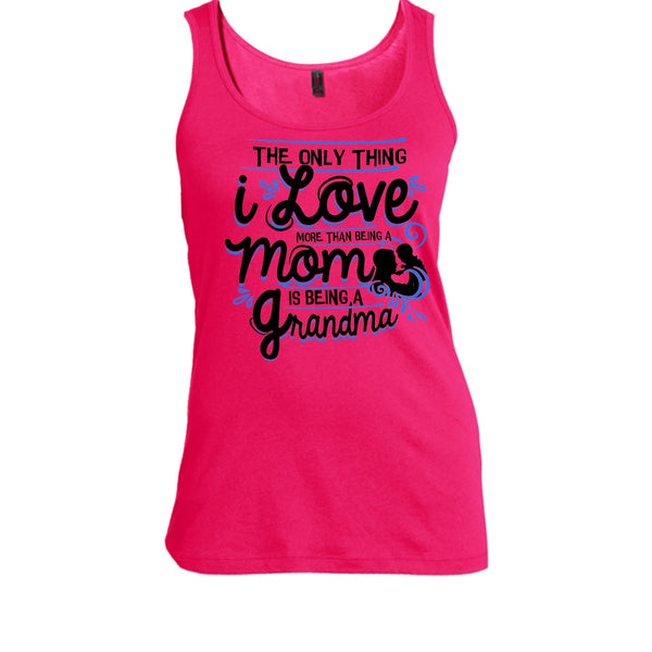 Being A Mom T Shirt, Coolest Grandma Tank Top