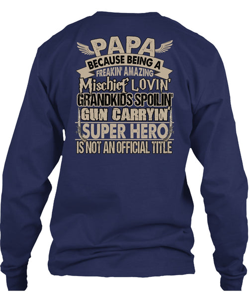 Loving Grandkids Spoiling T Shirt, Being A Papa T Shirt