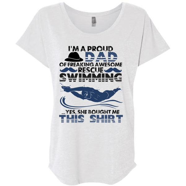 I'm A Proud Dad T Shirt, Rescue Swimming T Shirt, Awesome T-Shirts