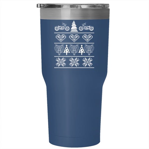 Awesome Biker Tumbler 30 oz Stainless Steel, Christmas Family Vacation  Travel Mug
