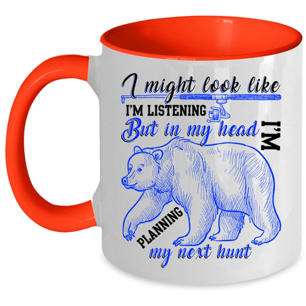 Cool Hunter Coffee Mug, In My Head I'm Planning My Next Hunt Accent Mug