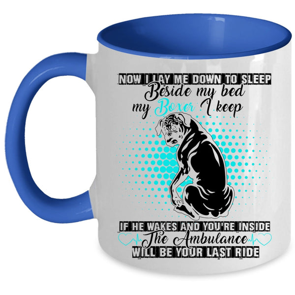 Funny Gift For Boxer Lover Coffee Mug, My Boxer Accent Mug