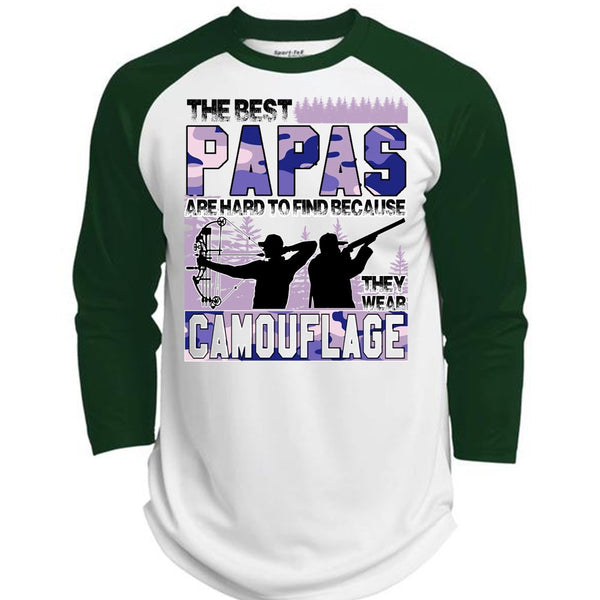 The Best Papa Are Hard To Find T Shirt, I Love Papa T Shirt, Awesome T-Shirts  (Polyester Game Baseball Jersey)