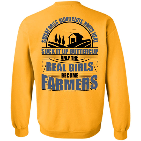 I Love Farming T Shirt, Real Girls Become Farmers Sweatshirt