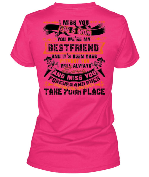 I Miss You Dad And Mom T Shirt, I Love Mom T Shirt