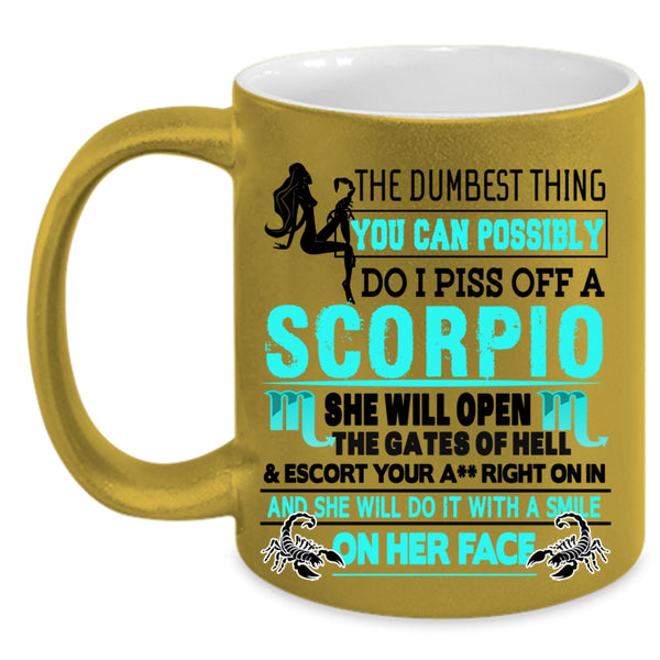 Birthday Gift For Daughter Coffee Mug, Scorpio Accent Mug