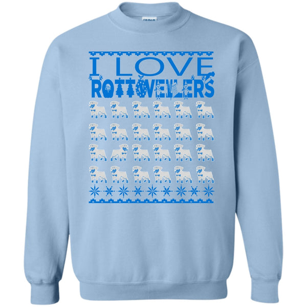 Rottwellers Merry Christmas T Shirt, I Love Rottwellers Sweatshirt