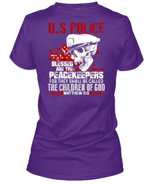 US Police T Shirt, The Children Of God T Shirt